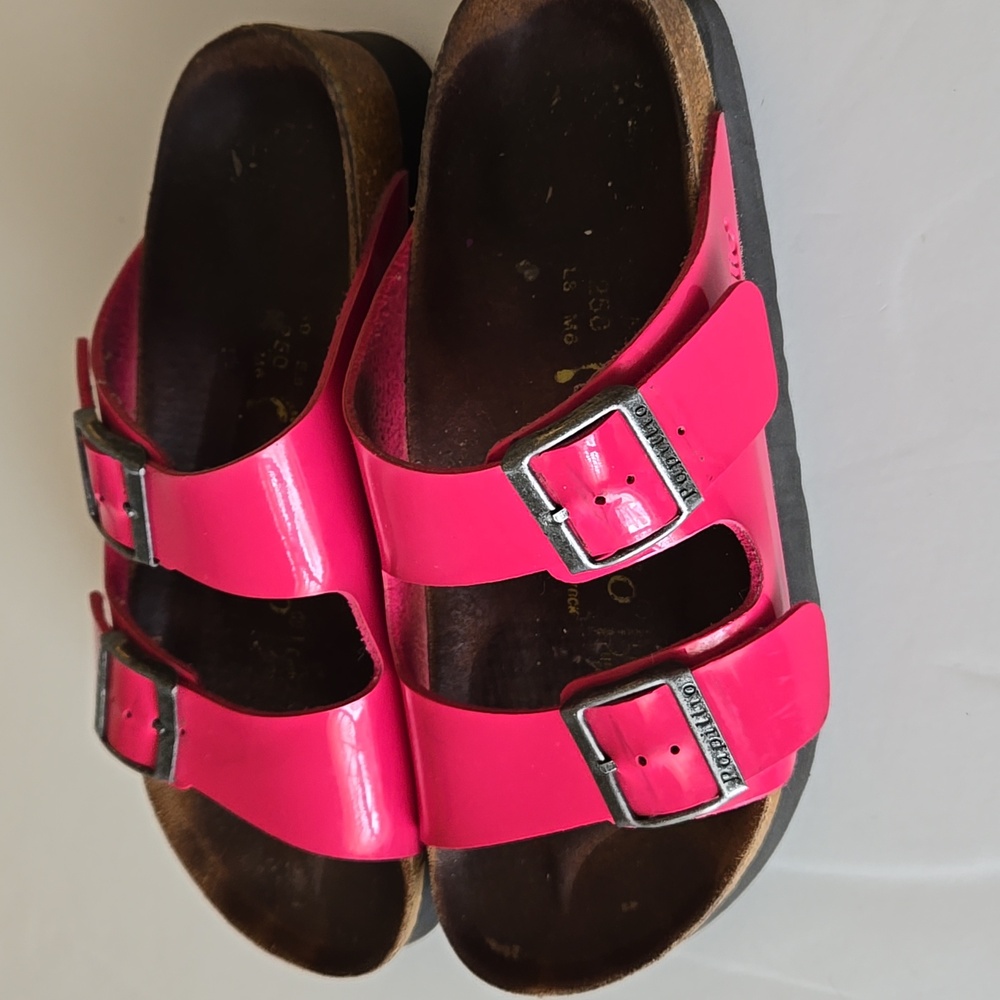 Papillio Birkenstock Vibrant Pink Sandals - Picture 2 of 11